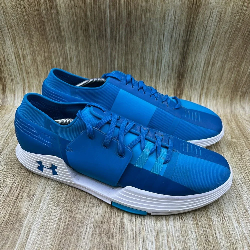 Under Armour Speedform AMP 2.0 Men's Size 12.5 Blue Training Shoes 1295773-899